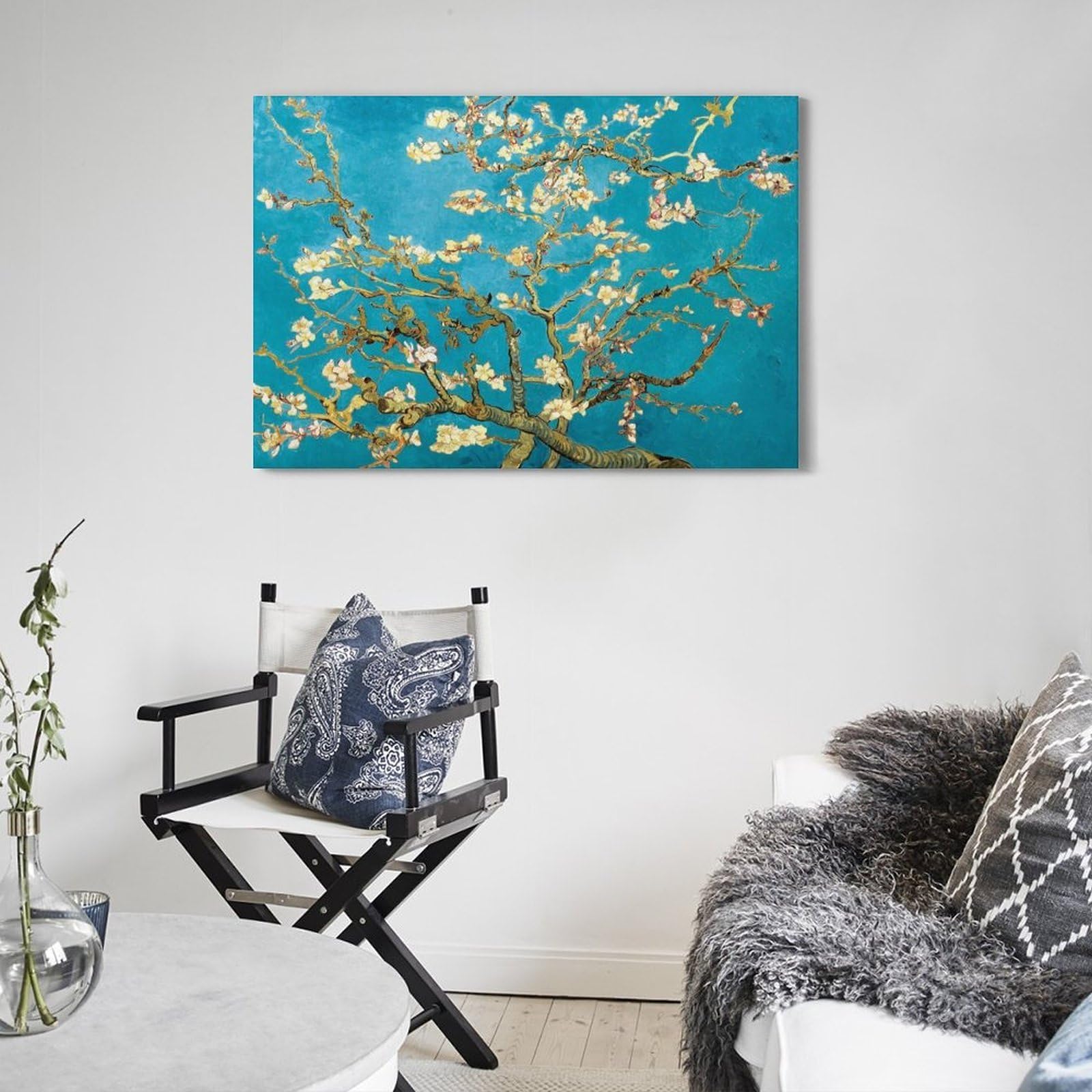 Amazon.co.jp: ゴッホポスター絵画「花咲くアーモンドの木の枝」壁画の